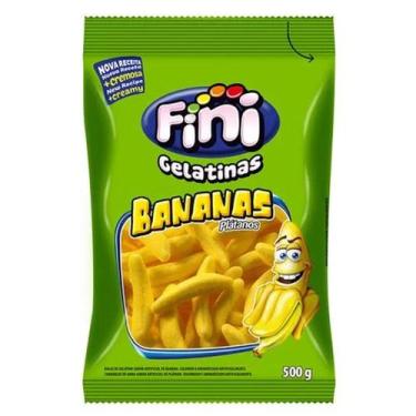 Imagem de Bala de Gelatina Banana Fini - 500g