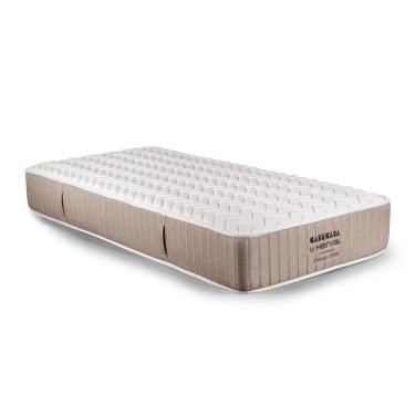 Imagem de Colchão Solteiro Mola Ensacada 88x188x28 Cm Firm Cronos By Herval One Side Pillow Branco/bege