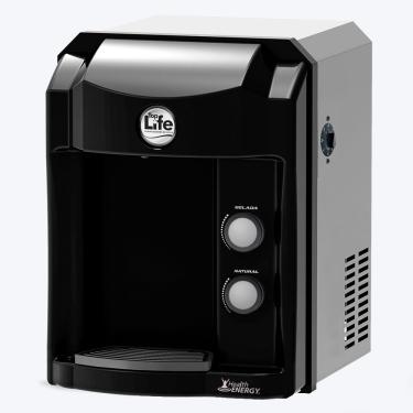 Imagem de Filtro De Água Gelada E Alcalina Ionizada He 220V Preto Top Life