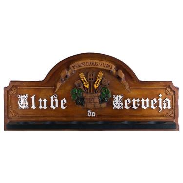 Imagem de Placa Suporte Copos, Porta-espetos - Clube Da Cerveja