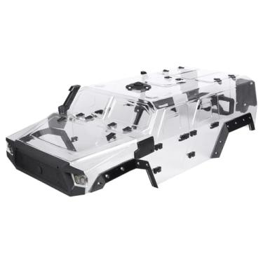 Imagem de HobbyPark RC Crawler Body Shell Military Truck Style for 313mm 324mm Wheelbase Compatible with Traxxas TRX4 Axial SCX10 1/10 Scale (Clear Body)