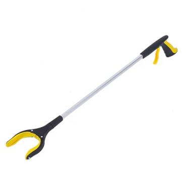 Imagem de Ferramenta de Alcance Garra Mecanica Pegador de Objetos a Distancia - Amarelo - Acionamento Macio e Suave - Produto muito Leve