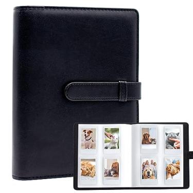 Imagem de Hearoo Álbum De Fotos Com 256 Bolsos Para Câmera Instantânea Fujifilm Instax Mini Liplay 11, 9, 8+, 8, 7S/Impressora Link Sp-1, Polaroid Snap Snaptouch Pic-300 Z2300 Mint Zip (Preta)