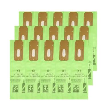 Imagem de Pacote com 15 sacos de aspirador de pó adequados para sacos de aspirador tipo CC Oreck, GG. Serve para todos os aspiradores verticais Oreck XL