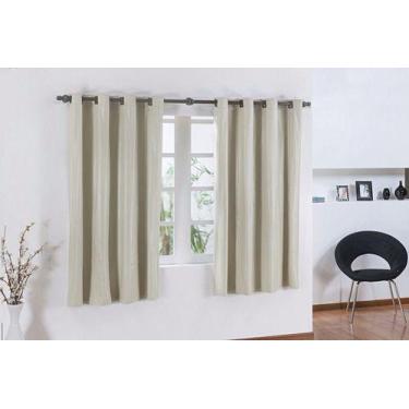 Imagem de Cortina Blackout 2mts Corta Luz - Chrisney Bordados, Bege
