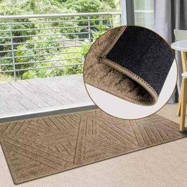 Imagem de 2 Tapete Antiderrapante Grande Soft Antimof 50X100 Js Tr M03 - IDEALIZ