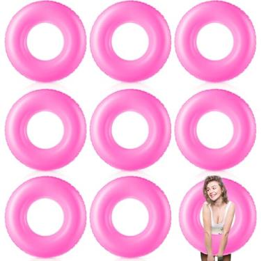 Imagem de Gemscream 8 peças flutuadores infláveis grandes para piscina, 91 cm, boias de piscina, brinquedo inflável para adultos, para meninos e meninas, férias de verão, praia, rio, despedida de solteira,