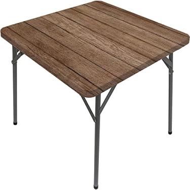 Imagem de Toalha de mesa oval de madeira, estampa de textura de prancha de madeira, para jantar na cozinha, festa, férias, Natal, buffet, serve para mesa de 122 x 182 cm