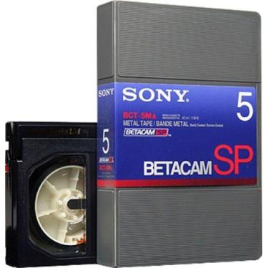 Imagem de Fita Cassette Sony BCT-5MA Betacam SP Vídeo 5Min (Pequena)