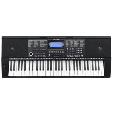 Imagem de MXT Teclado Musical M-T5000, 61 Teclas, 500 Timbres e Ritmos, Display LCD, Preto