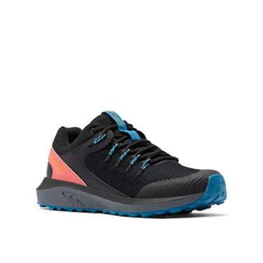 Imagem de Columbia Bota feminina impermeável Trailstorm para caminhada, Preto/calêndula brilhante, 37