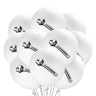 Imagem de Malayan Products Mechanic Balloons 12 Count Latex, Wrench Birthday Decorations, Tools Theme Party, Cog Blue Collar Working Handyman Automotive Ideas, 12Inch Standard Size (Wrench)