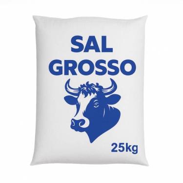 Imagem de Sal grosso branco norte para gado 25 kg - 000610