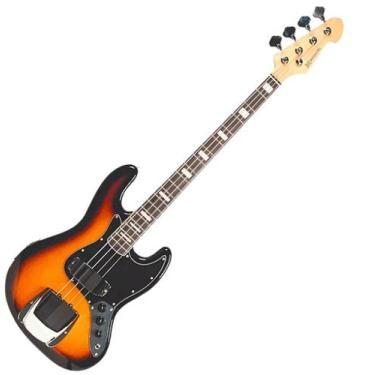 Imagem de Baixo Jazz Bass Michael Bm675n Sunburst Black Cobertura Na Ponte Capta