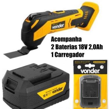 Imagem de Lixadeira Multifunção Imfv1817 Vonder 18V C/2 Baterias 2.0Ah