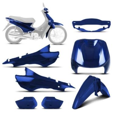 Imagem de Kit Carenagem 5 Peças Pro Tork Moto Honda Biz 100 1998 a 2005 Substitu