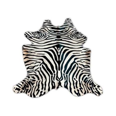 Imagem de Tapete de Couro em Formato de Boi Animal Print - Serigrafado | 01084