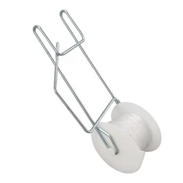 Imagem de Pissente Gancho para Tomate, 10 Peças de Arame de Aço Galvanizado Com 15m de Corda de PP Resistente Ao Calor para Suporte de Plantas de Treliça de Pepino, Luffa e uvas.