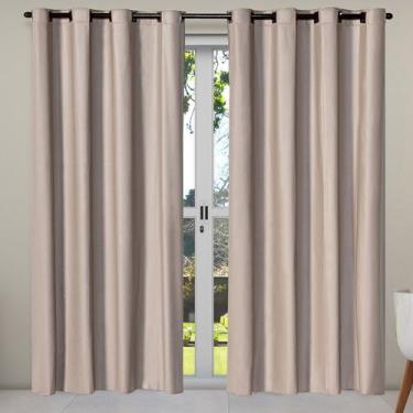 Imagem de Cortina Blackout 2,20m x 1,30m Blecaute Corta 100% A Luz para Sala Qua