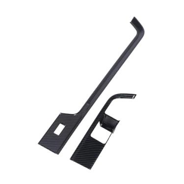 Imagem de Luocute Ar Condicionado Painel Trim Interruptor, Mão Esquerda Unidade Fibra De Carbono Padrão AC Switch Painel Quadro Proteção Adesivo para NQ5 LHD 2022 a 2025, Centro Automotivo