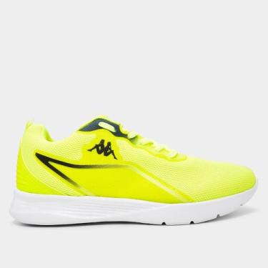 Imagem de Tênis Kappa Sprint Unissex, Amarelo, Preto, 40