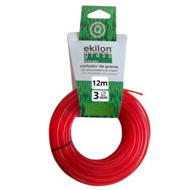 Imagem de Fio para roçadeira cortador de grama 3mm Ekilon Grass 12 metros