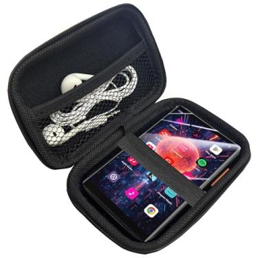 Imagem de Capa compatível com AGPTEK T09U MP3 Player, capa de transporte de EVA durável, à prova de choque e leve, compatível com MP3 Player AGPTEK T09U de 5 polegadas (preto)