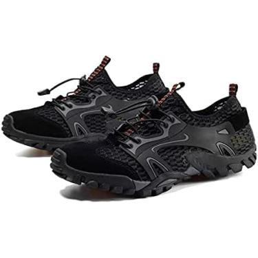 Imagem de Sapatos De Caminhada Para Caminhada, Sapatos De Caminhada Para Caminhada Para Homens E Mulheres, Sapatos De Caminhada Leves E Casuais De Malha Respirável, Para Escalada De Trekki, Green, 41 EU