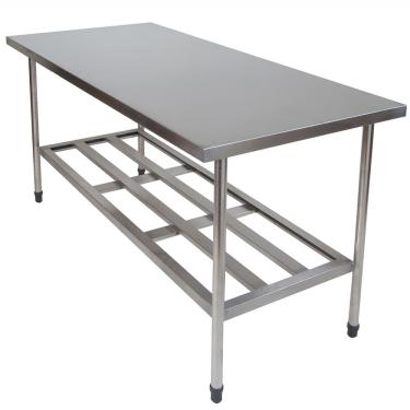 Imagem de Mesa Lisa Com Prateleira Gradeada 1.20m S322