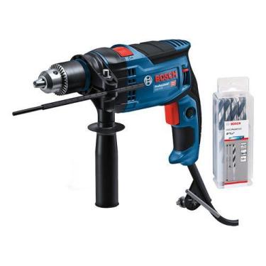 Imagem de Furadeira Impacto Bosch Gsb 16 Re Com 10 Brocas 8mm 220v, 220V