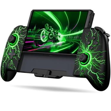 Imagem de NealGamefy Switch Controllers,Wireless Switch Pro Controller for Nintendo Switch/OLED Controller,Upgrade Full-Size Ergonomic One Piece Handheld Controller with Programmable,TURBO,Vibration