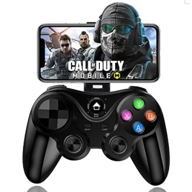 Imagem de arVin Wireless Game Controller for iOS & Android, Bluetooth Gamepad Joystick with Phone Holder for iPhone 15/14/13/12, Samsung Galaxy S22/S21/S20, One Plus, TCL, Call of Duty, Apex Legends,Direct Play
