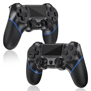 Imagem de Turquvix 2 Pcs Wireless Controller Compatible with PS-4/Pro/Slim
