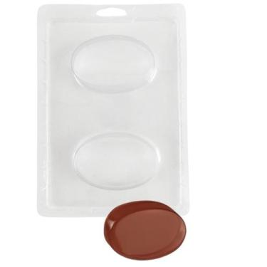 Imagem de 10 Formas Simples Molde Chocolate Forma Sabonete Oval Barra - San Feli