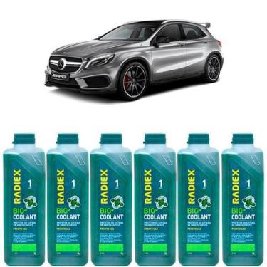 Imagem de Kit aditivo radiador bio coolant pronto para uso verde - mercedes clas