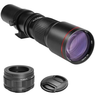 Imagem de Lente teleobjetiva manual BM de alta potência 500 mm f/8 para câmeras Canon EOS R, EOS R3, EOS R5, EOS R6, EOS R7, EOS R8, EOS R50, EOS R100, EOS RP