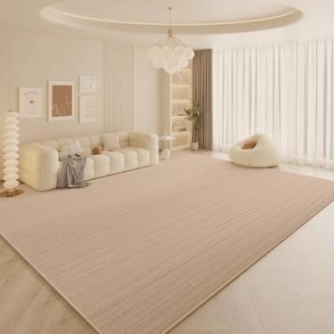 Imagem de Linha de decoração para sala de estar em estilo creme, carpete grande, tapete para quarto, vestiário macio, lavável, tapete para sala de estar (200x250 cm/P)