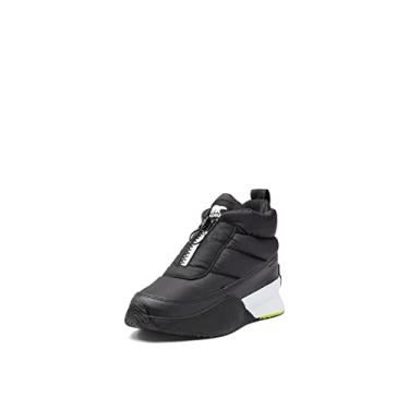 Imagem de Sorel Bota Impermeável Feminina Out 'N About Puffy Zip - Preto, Branco - Tamanho 8