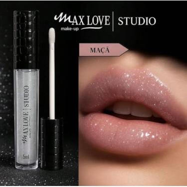 Imagem de Batom Gloss Látex Max Love – Brilho Intenso com Glitter