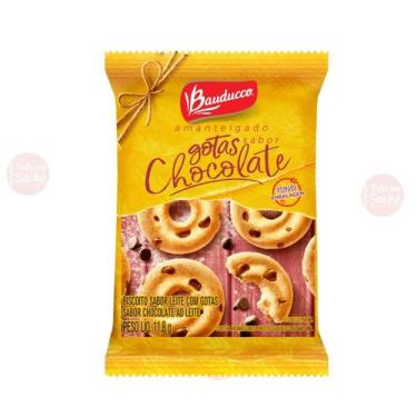 Imagem de Biscoitos Amanteigados Atacado Cx Rosquinha Sache Gotas 400U - Bauducc