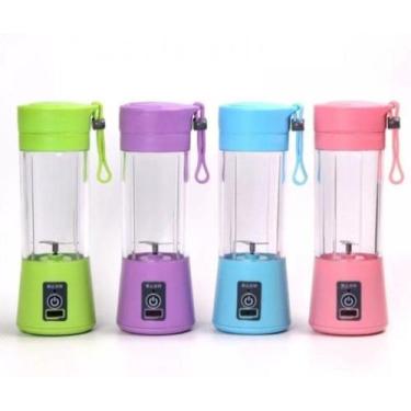 Imagem de Mini Liquidificador Mixer Portátil Shake Com Squeeze Sem Fio Recarregá