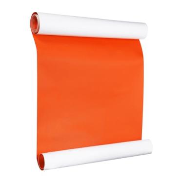 Imagem de PATIKIL Remendos de reparo de sarja para bolsa de barraca de sofá, 40,6 x 200,7 cm, remendos autoadesivos para roupas, artesanato em tecido, kit para decoração de sapatos de mochila (laranja vermelho)