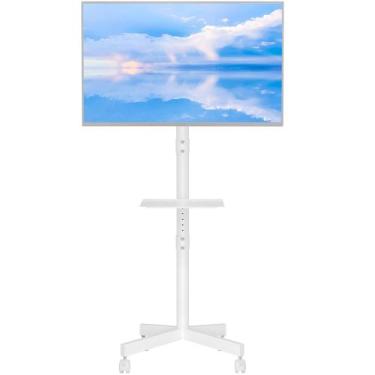 Imagem de Suporte de TV BONTEC Mobile Rolling 23-60", telas de 40-100cm, branco