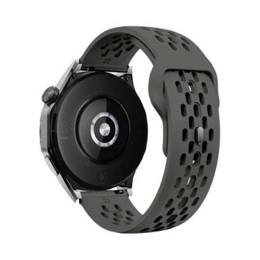 Imagem de Pulseira De Silicone Respirável De 22mm Para Amazfit Bip 6 5 5 Unity G
