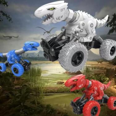 Imagem de Brinquedo De Carro Dinossauro Off-Road Para Meninos, Lagarto Camaleão,