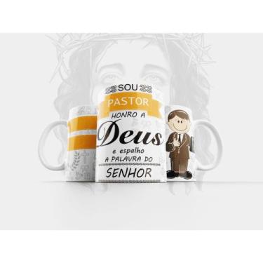 Imagem de Caneca Religiosa Sou Pastor Jesus Deus - MEGA OFERTA! - EXL