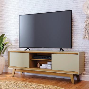 Imagem de Estante Bancada Madetec Atlas 164cm Para TV até 65" 2 Portas Deslizantes