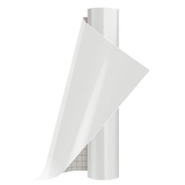 Imagem de Ant Vinil permanente adesivo inteligente compatível com a série Cricut Explore and Maker sem tapetes de corte, crie projetos DIY, decalques, adesivos e mais (branco, 33 cm x 1,5 m)