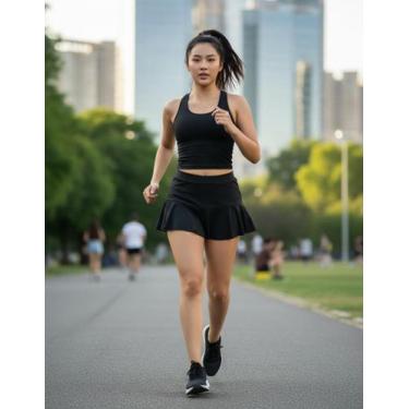 Imagem de Short Saia Tapa Bumbum Fitness Praia e Academia em Suplex - Levigne, P