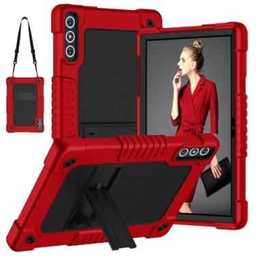 Imagem de Hoibon Capa para tablet KADYBE D106, para tablet MEIZE D106, capa resistente à prova de choque infantil com alça de ombro para KADYBE D106/MEIZE D106/VOZIZOV D106/FEONAL Android 14 10 polegadas